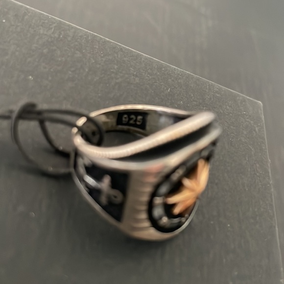 BLACK LABEL HERITAGE UNISEX STERLING SILVER RING - Picture 8 of 15